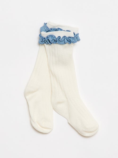 Ensemble 3 pièces  barboteuse + chapeau + chaussettes - Kiabi
