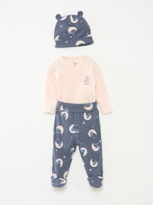 Ensemble 3 pièces body + legging + bonnet 'Disney' - Kiabi