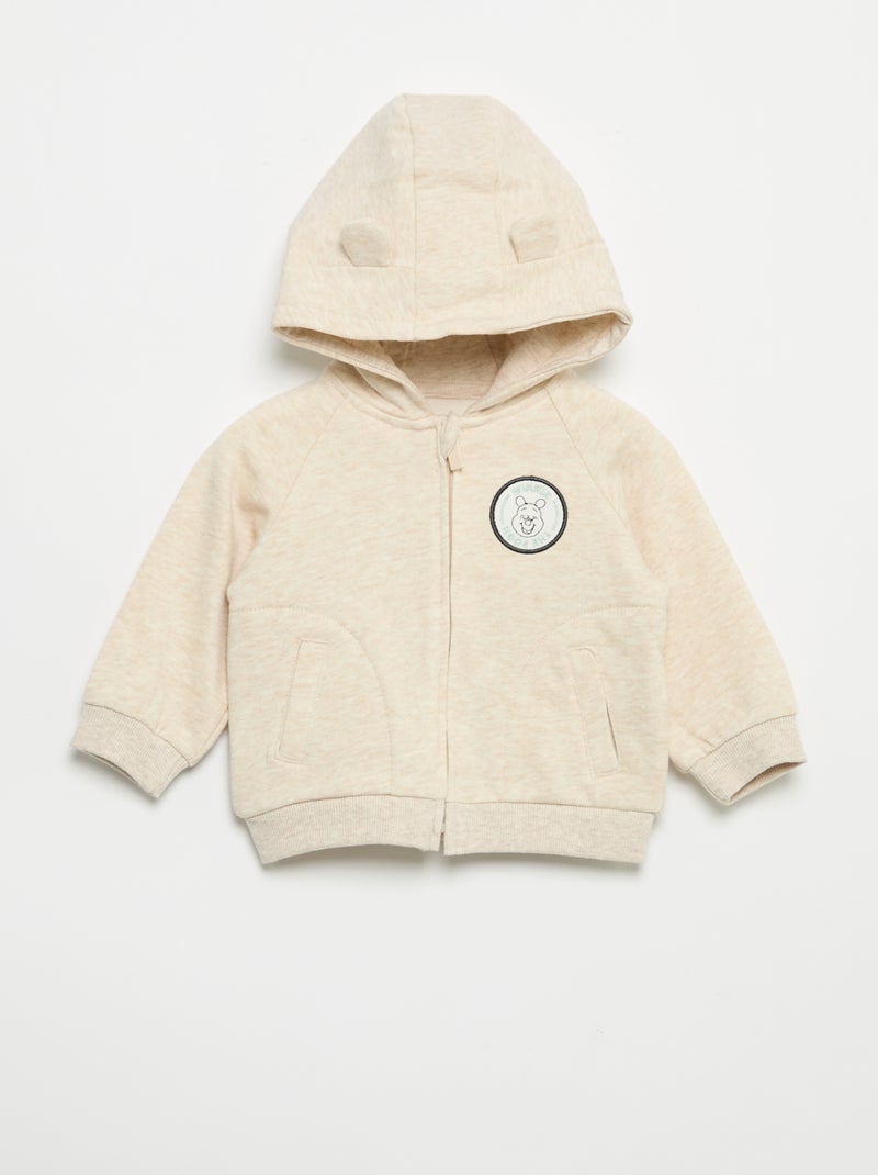 Ensemble 3 pièces 'Disney' -  Sweat + pantalon + T-shirt manches longues Beige - Kiabi