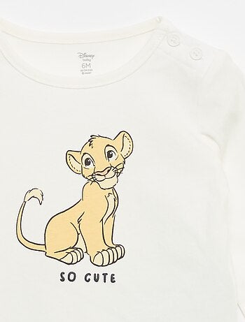 Ensemble 3 pièces 'Disney' - Sweat + pantalon + T-shirt manches longues