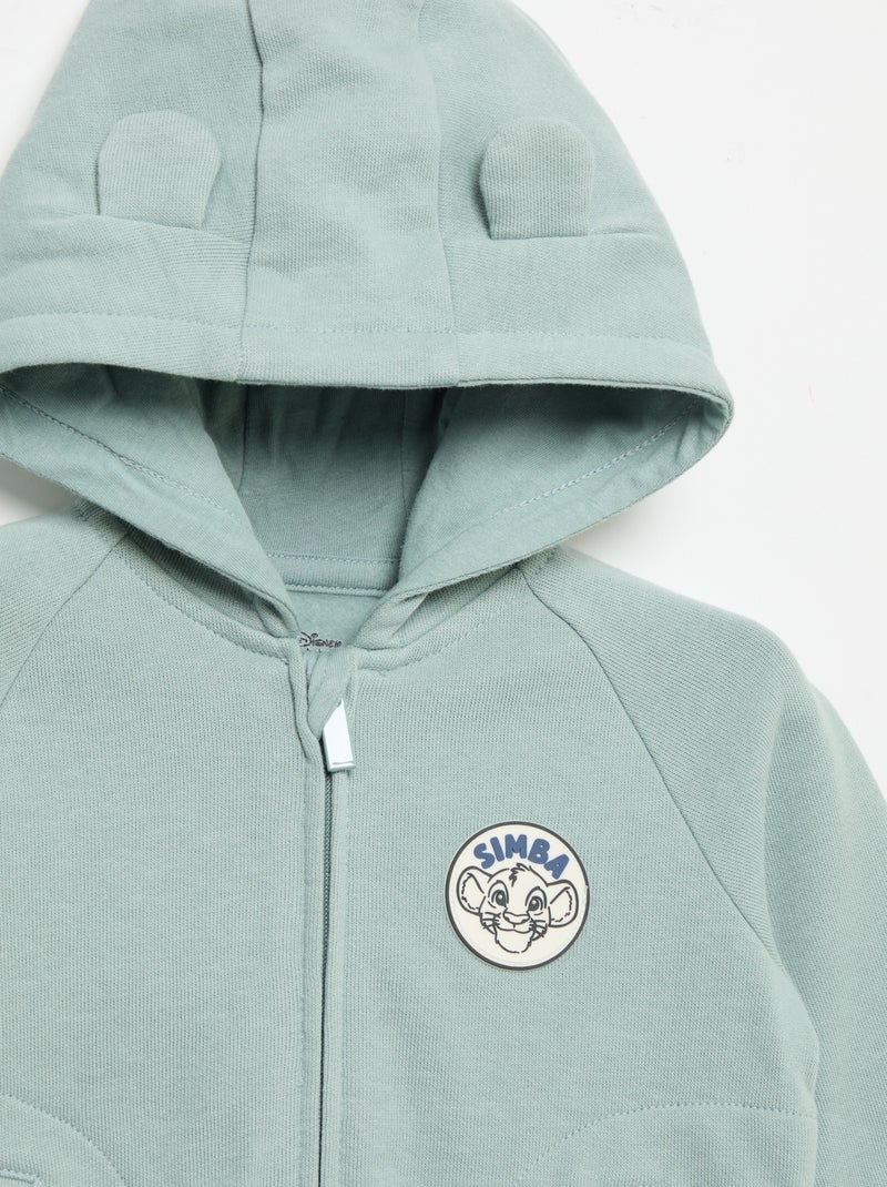 Ensemble 3 pièces 'Disney' -  Sweat + pantalon + T-shirt manches longues Vert - Kiabi