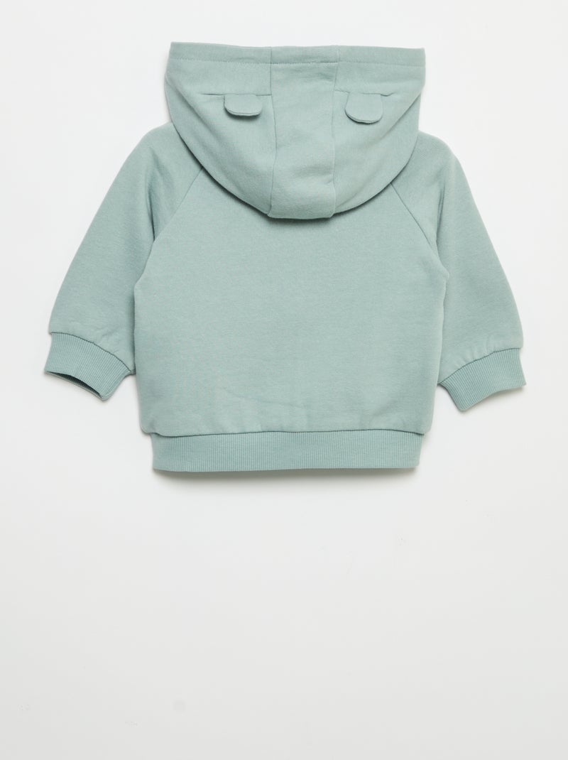 Ensemble 3 pièces 'Disney' -  Sweat + pantalon + T-shirt manches longues Vert - Kiabi