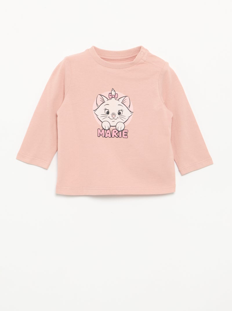 Ensemble 3 pièces 'Disney' - sweat-shirt à capuche + T-shirt + legging Rose - Kiabi