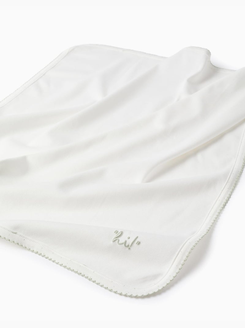 Ensemble 3 pièces en coton à motif de lunes Blanc - Kiabi