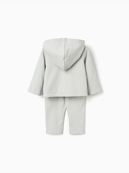 Ensemble 3 pièces en coton à rayures - Kiabi