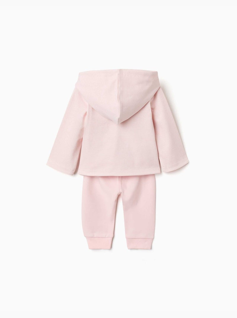 Ensemble 3 pièces en coton Rose - Kiabi