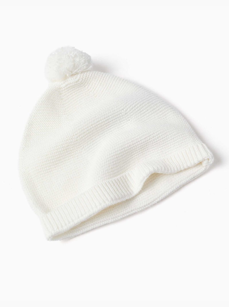 Ensemble 3 pièces en maille de coton Blanc - Kiabi