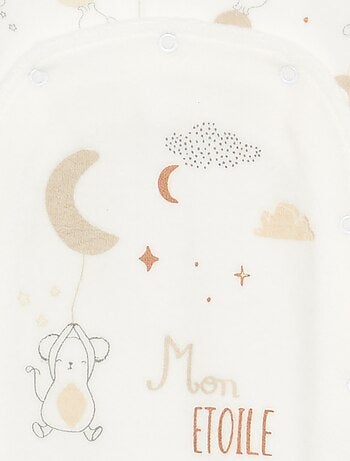 Ensemble 3 pièces 'Petit Béguin' - Body + pyjama + doudou