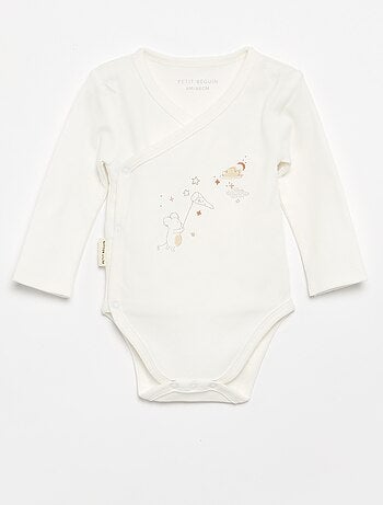 Ensemble 3 pièces 'Petit Béguin' - Body + pyjama + doudou