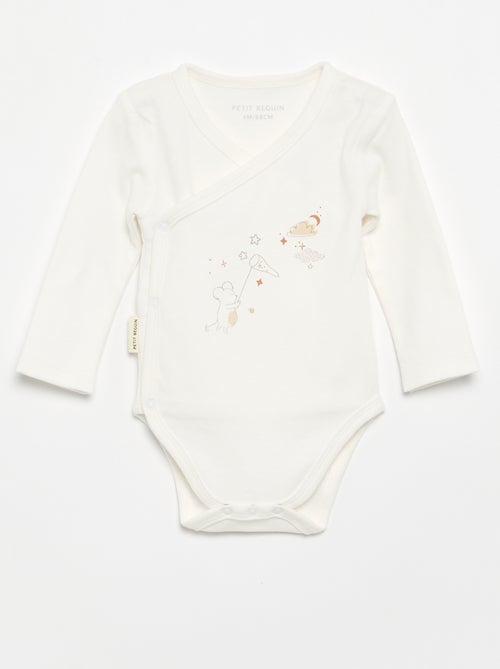 Ensemble 3 pièces 'Petit Béguin' - Body + pyjama + doudou - Kiabi Ensemble 3 pièces 'Petit Béguin' - Body + pyjama + doudou - Kiabi