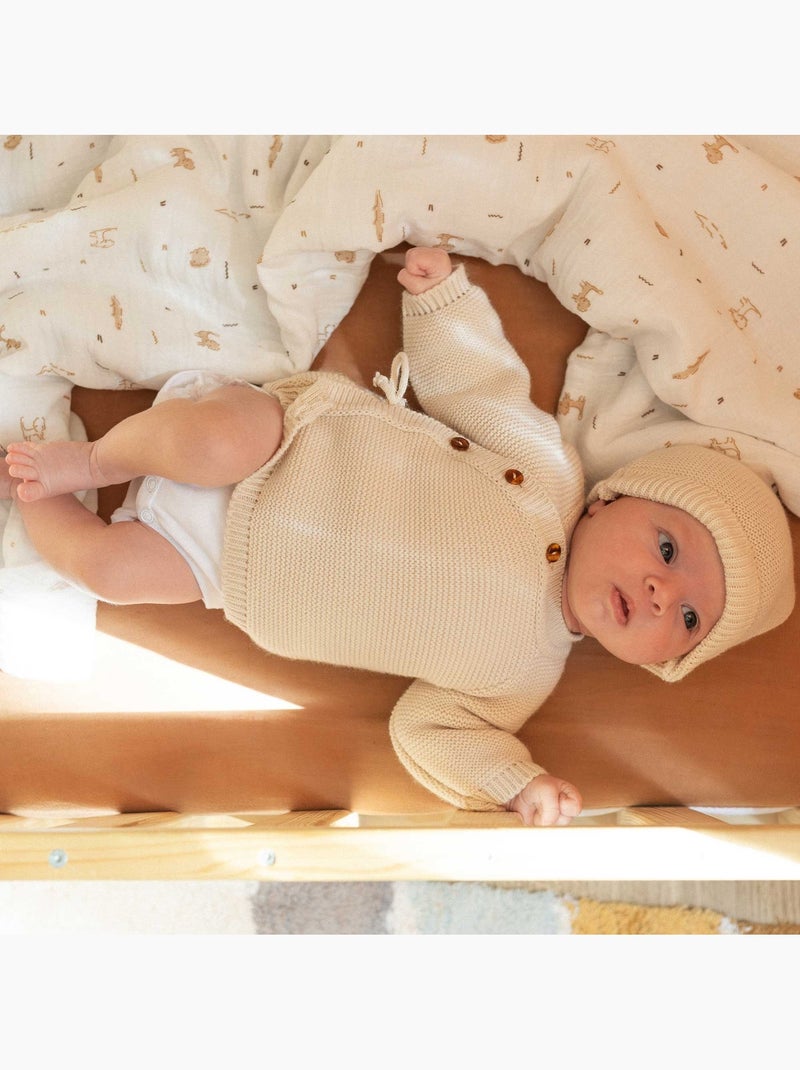Ensemble 3 Pièces Pour Bébé Beige - Kiabi