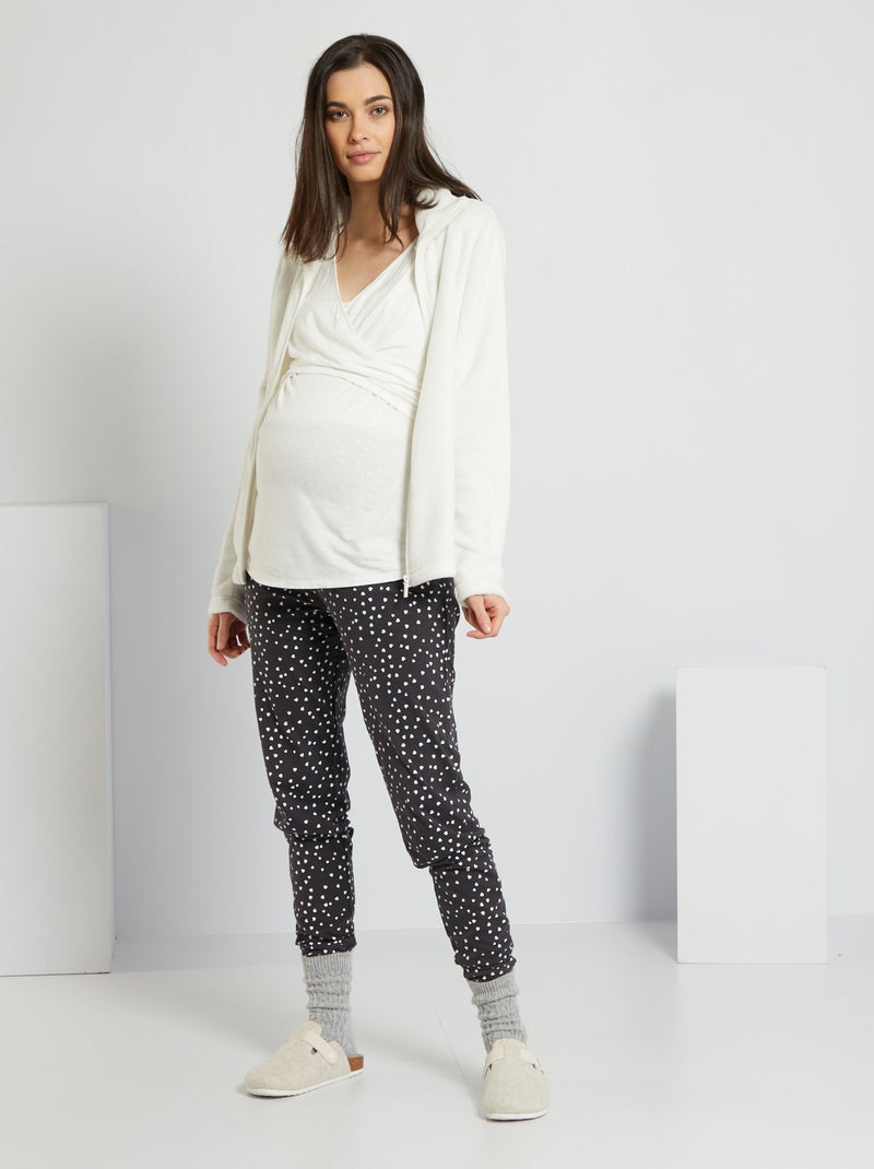 Ensemble 3 pièces pyjama blanc - Kiabi