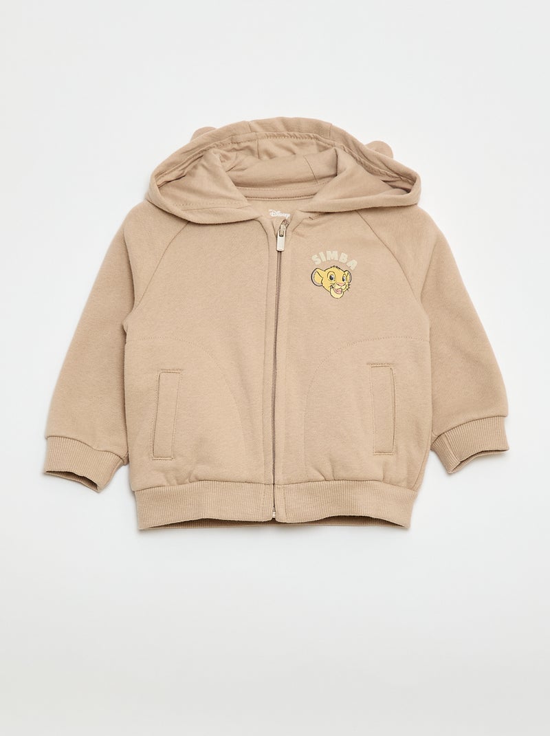 Ensemble 3 pièces 'Simba' - tee-shirt + jogging + sweat Beige - Kiabi