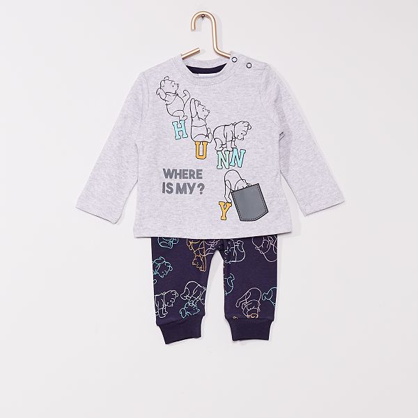 Ensemble 3 Pieces Winnie L Ourson Bebe Garcon Gris Kiabi 14 00 Ensemble 3 Pieces Winnie L Ourson Bebe Garcon Gris Kiabi 14 00