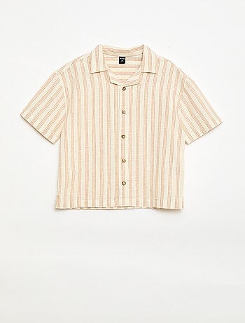 Ensemble à rayures chemise + short