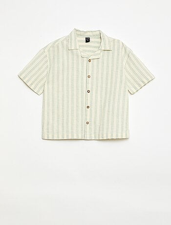 Ensemble à rayures chemise + short