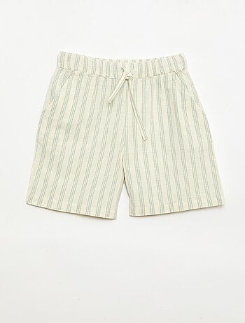 Ensemble à rayures chemise + short