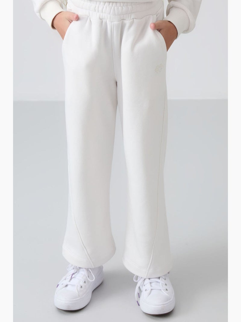 Ensemble actif 2 pièces coton polyester tommy Blanc cassé - Kiabi