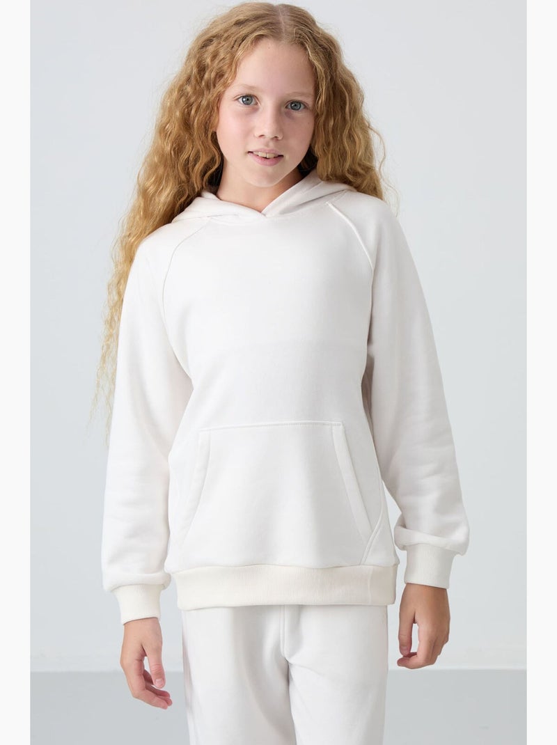 Ensemble actif 2 pièces coton polyester tommy Blanc cassé - Kiabi