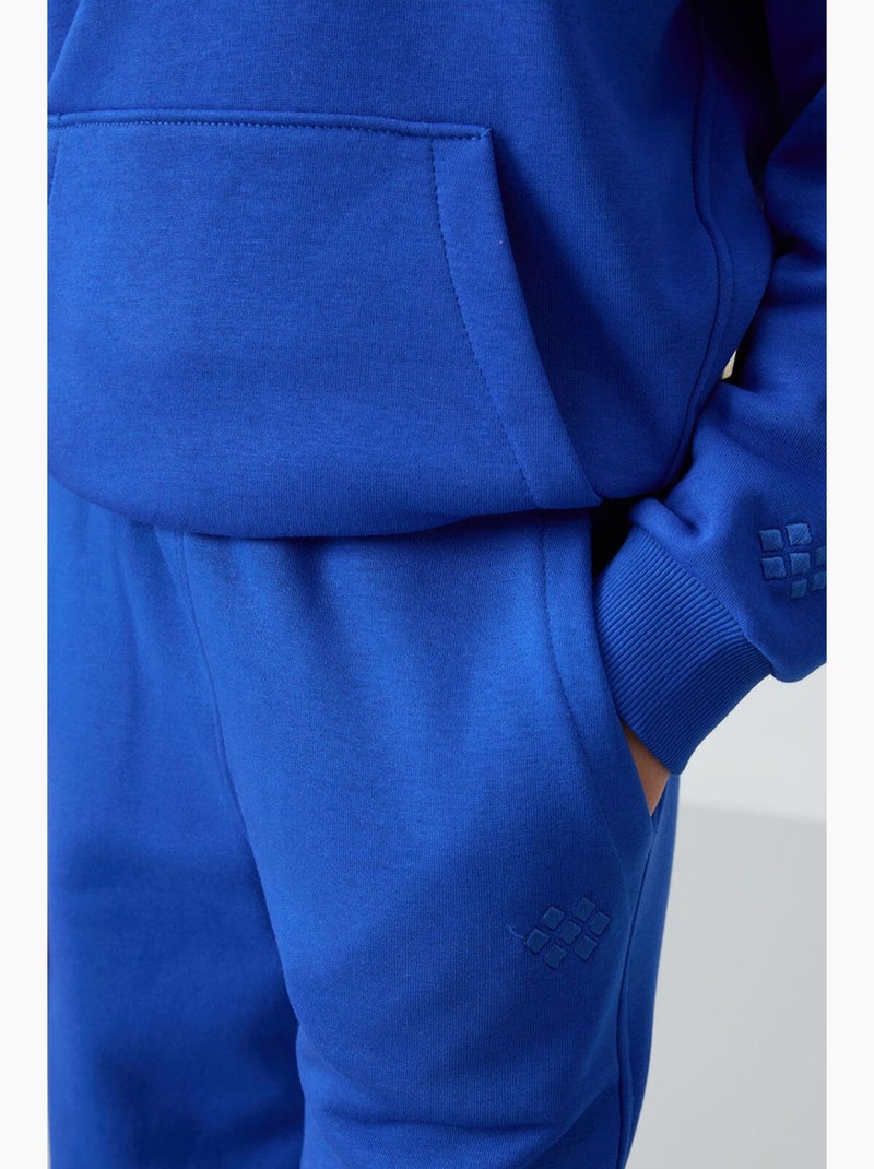 Ensemble actif 2 pièces coton polyester tommy Bleu cobalt - Kiabi