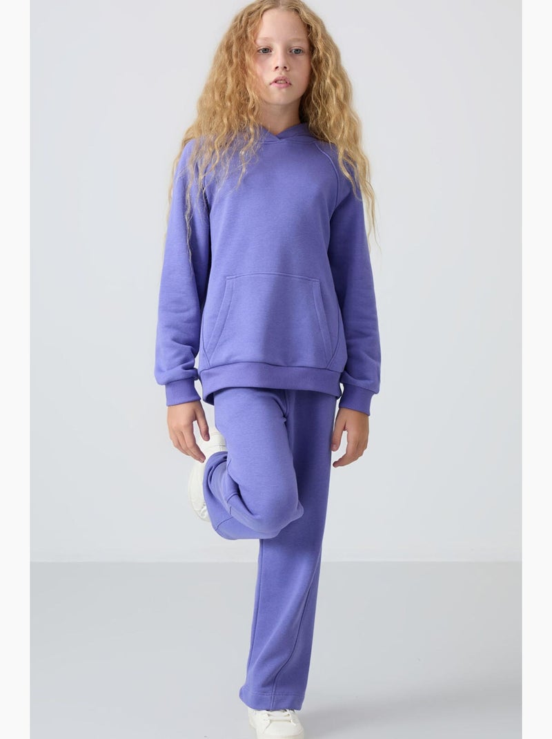 Ensemble actif 2 pièces coton polyester tommy Lavande - Kiabi