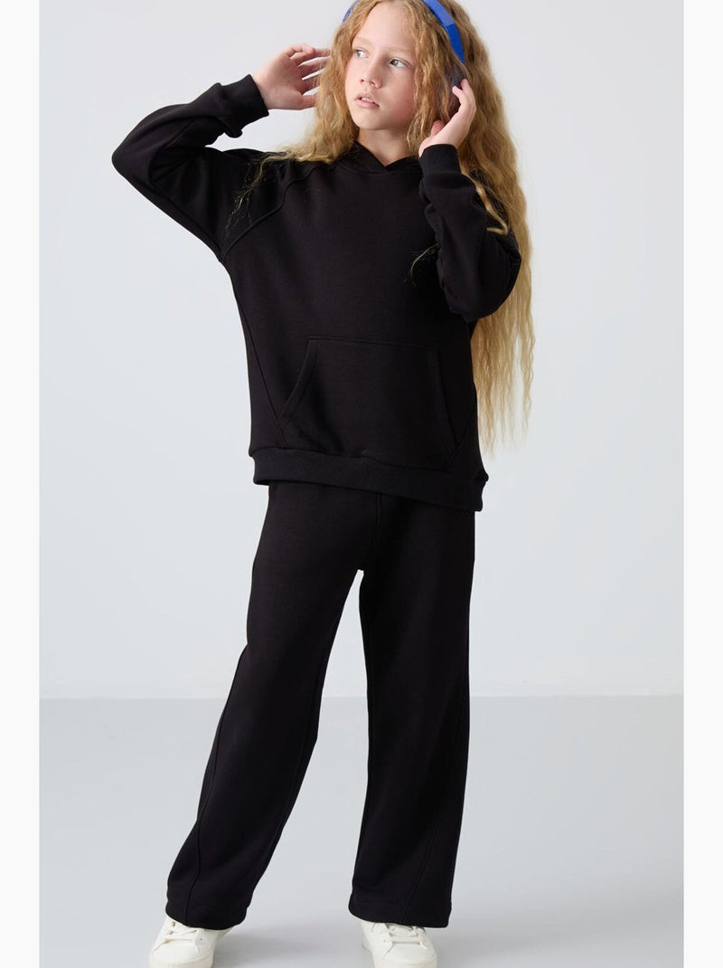 Ensemble actif 2 pièces coton polyester tommy Noir - Kiabi