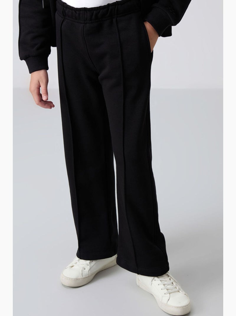 Ensemble actif 2 pièces en coton mélangé tommy Noir - Kiabi