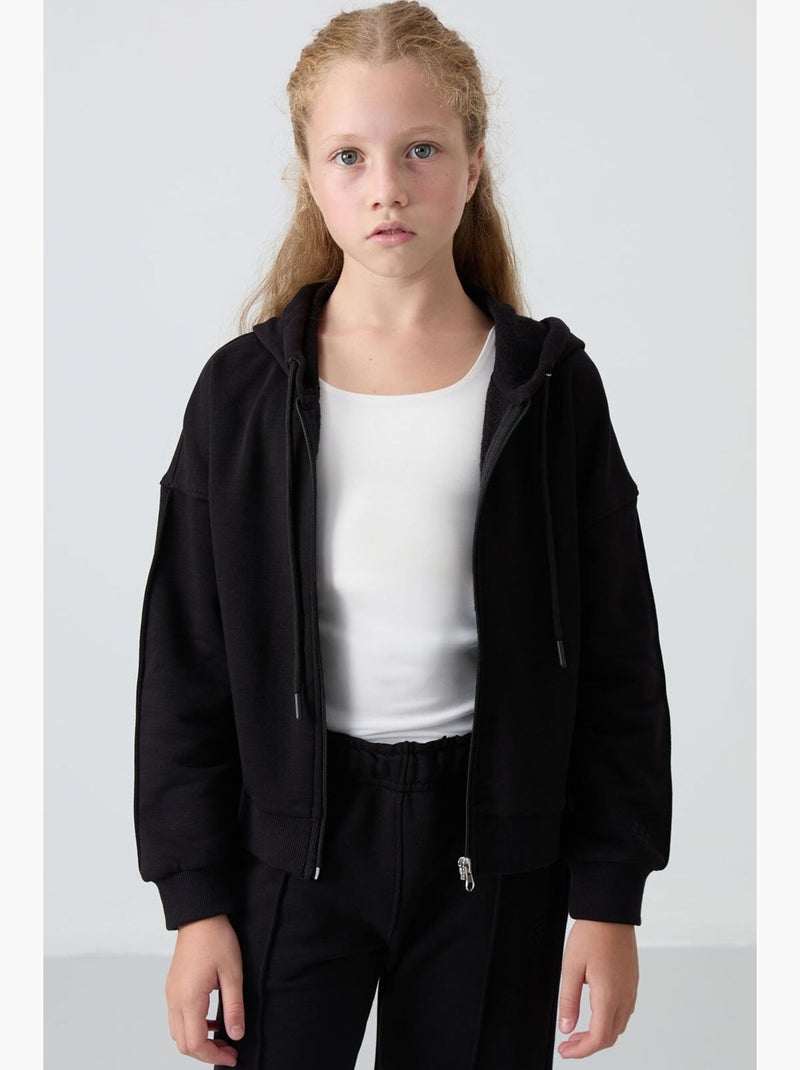 Ensemble actif 2 pièces en coton mélangé tommy Noir - Kiabi