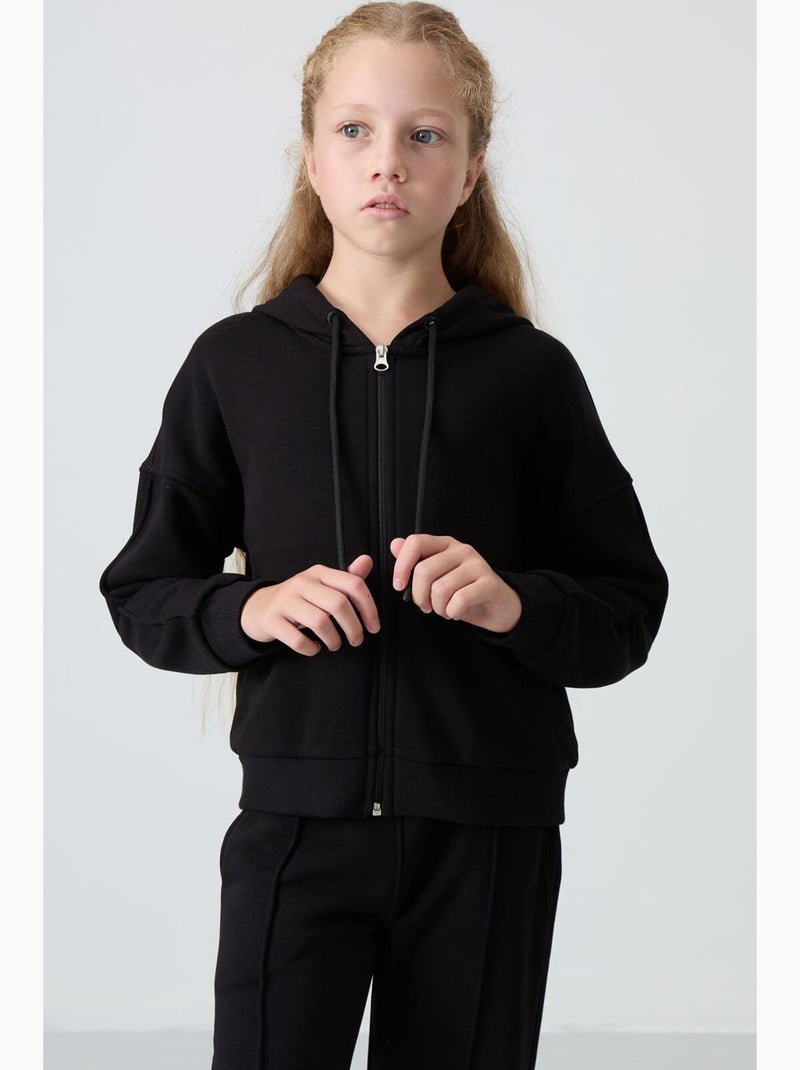 Ensemble actif 2 pièces en coton mélangé tommy Noir - Kiabi