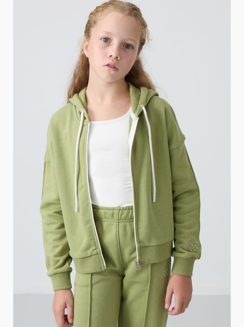 Ensemble actif 2 pièces en coton mélangé tommy Vert - Kiabi