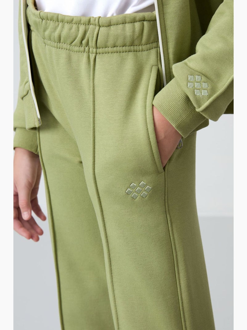 Ensemble actif 2 pièces en coton mélangé tommy Vert - Kiabi