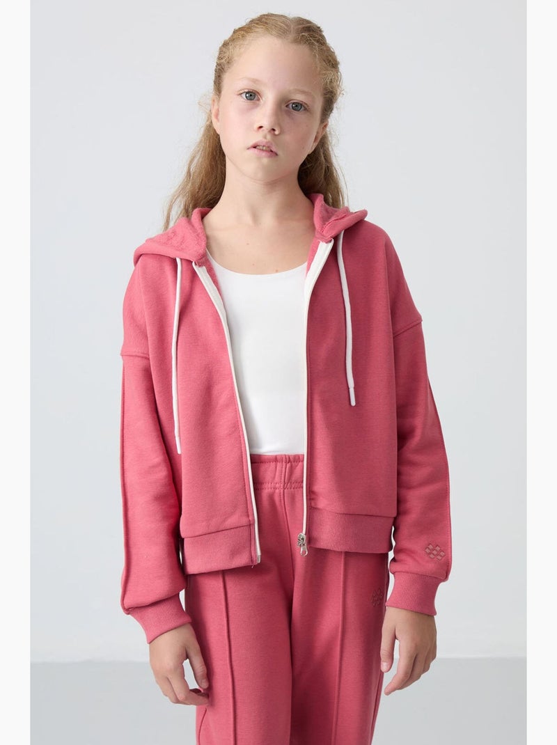 Ensemble actif 2 pièces en coton mélangé tommy Vieux rose - Kiabi