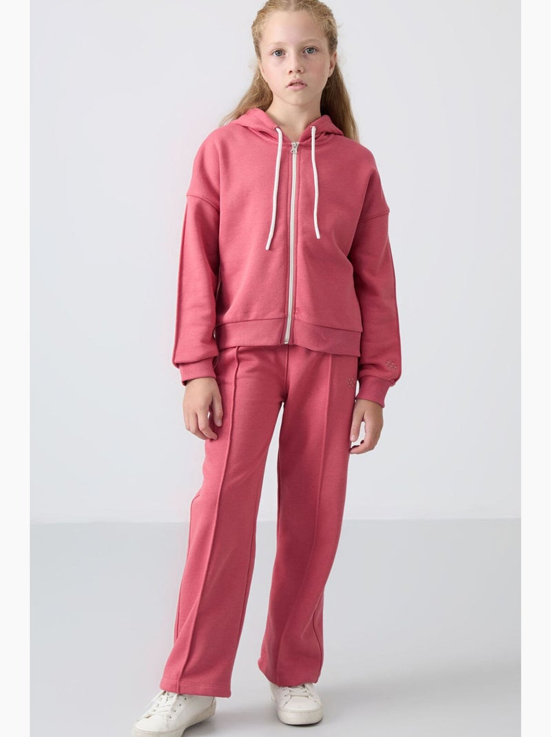 Ensemble actif 2 pièces en coton mélangé tommy Vieux rose - Kiabi