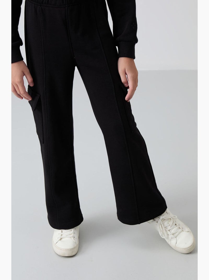 Ensemble actif deux pièces tommy Noir - Kiabi