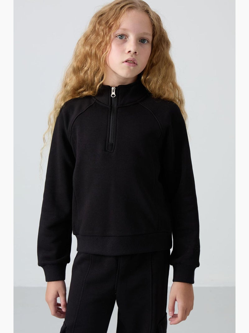 Ensemble actif deux pièces tommy Noir - Kiabi