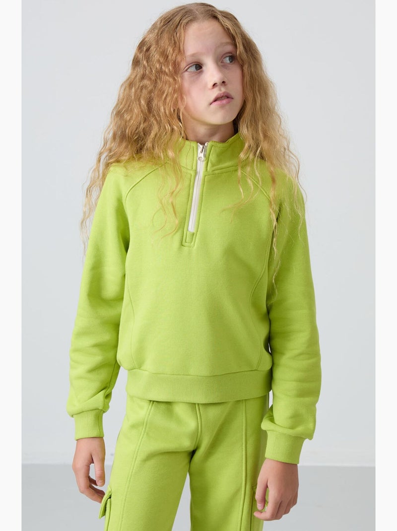 Ensemble actif deux pièces tommy Vert tilleul - Kiabi