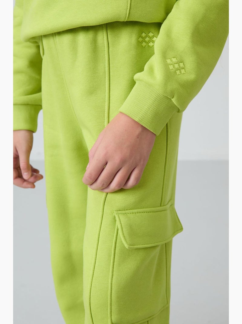 Ensemble actif deux pièces tommy Vert tilleul - Kiabi