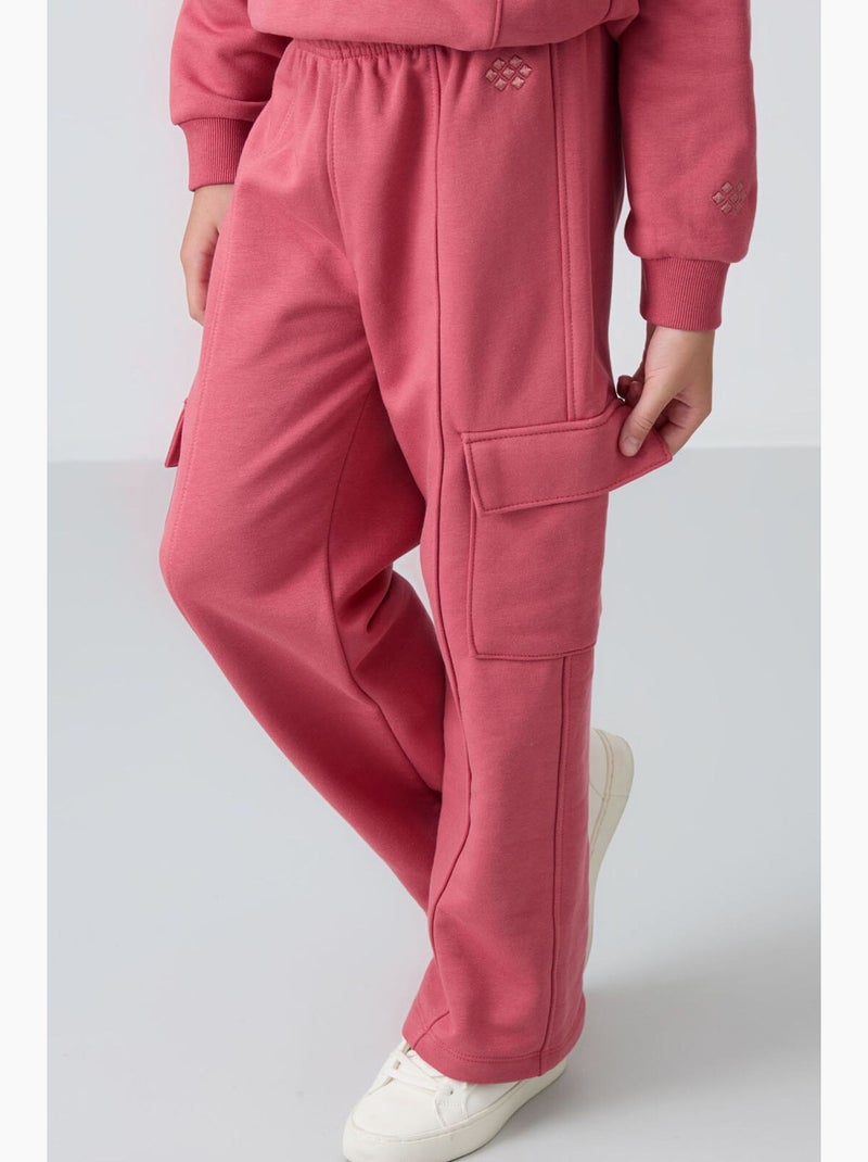 Ensemble actif deux pièces tommy Vieux rose - Kiabi