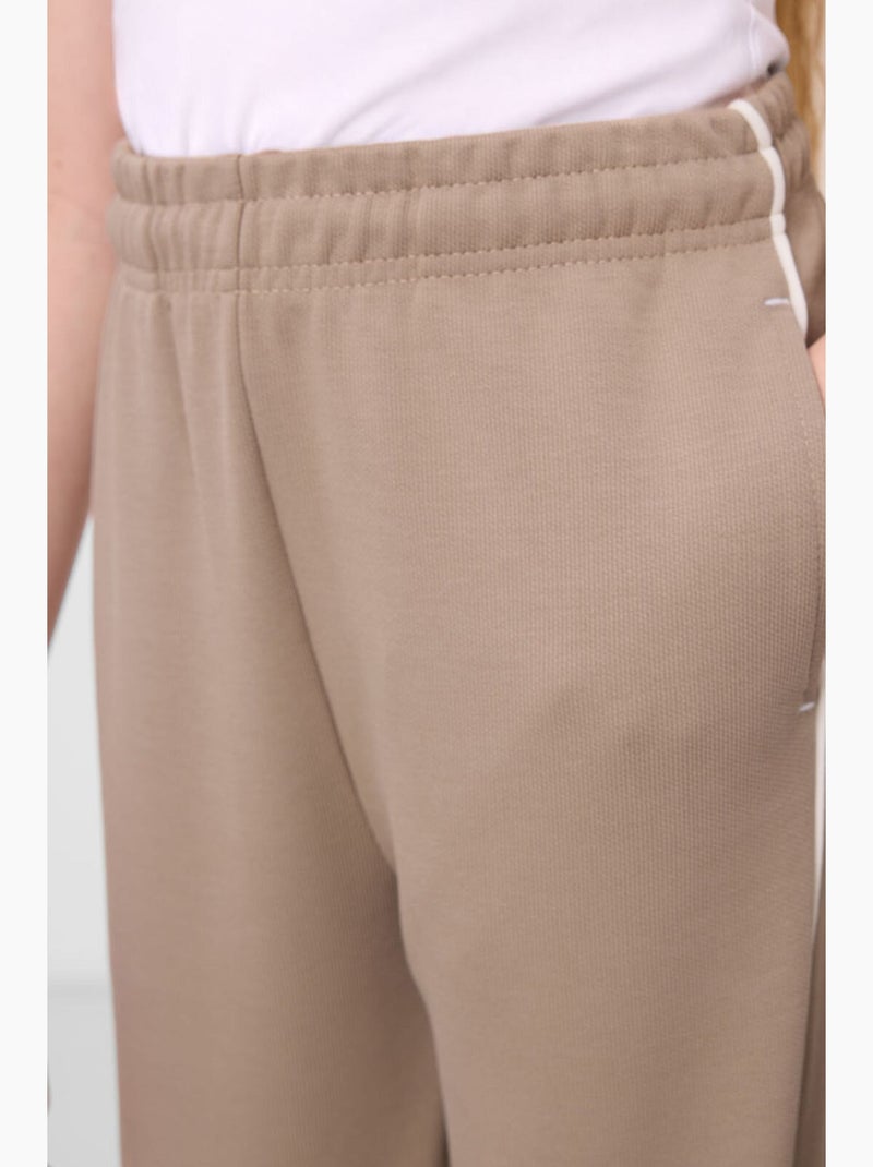 Ensemble actif en mélange de coton tommy Beige argile - Kiabi
