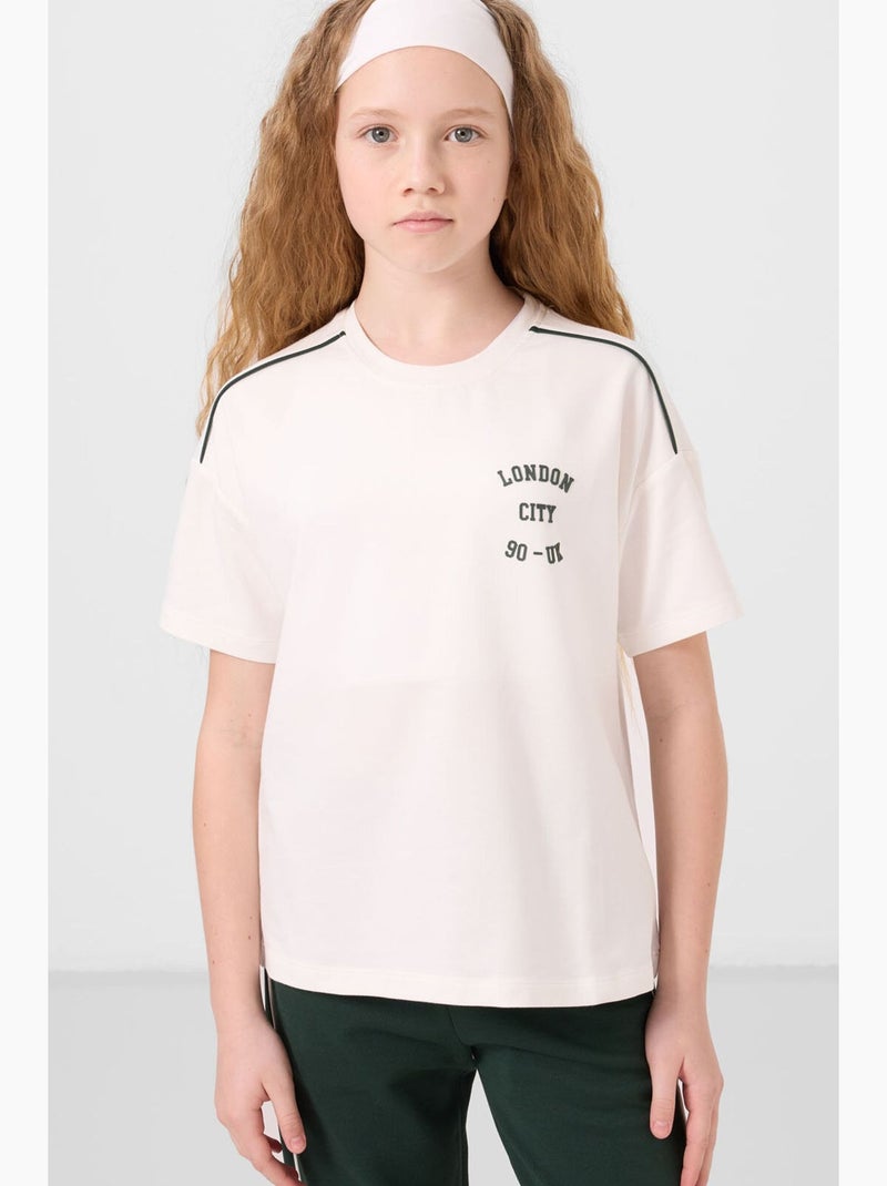 Ensemble actif en mélange de coton tommy Vert foncé - Kiabi