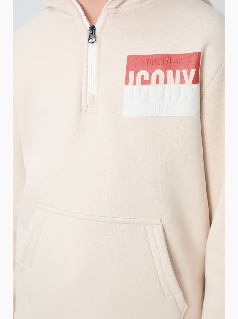 Ensemble actif enfant tommy Beige argile - Kiabi