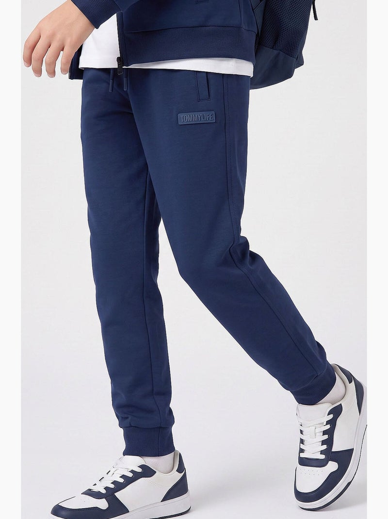 Ensemble actif enfant tommy Bleu marine - Kiabi