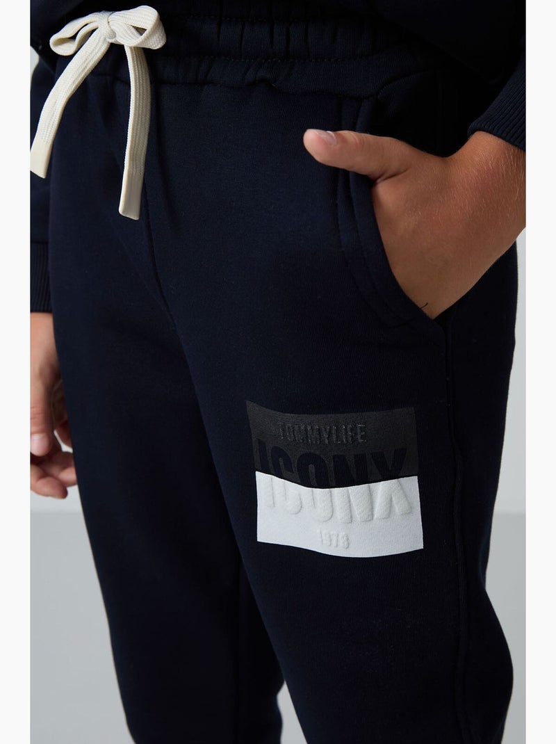 Ensemble actif enfant tommy Bleu marine - Kiabi