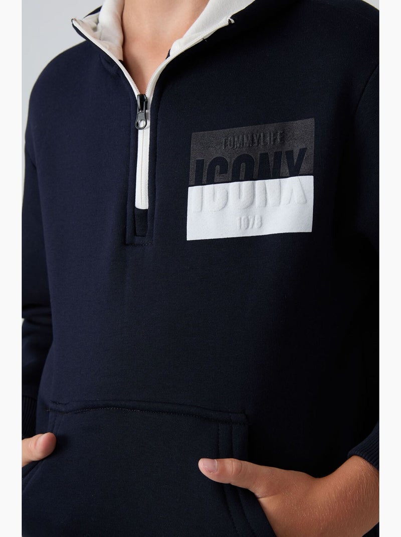 Ensemble actif enfant tommy Bleu marine - Kiabi