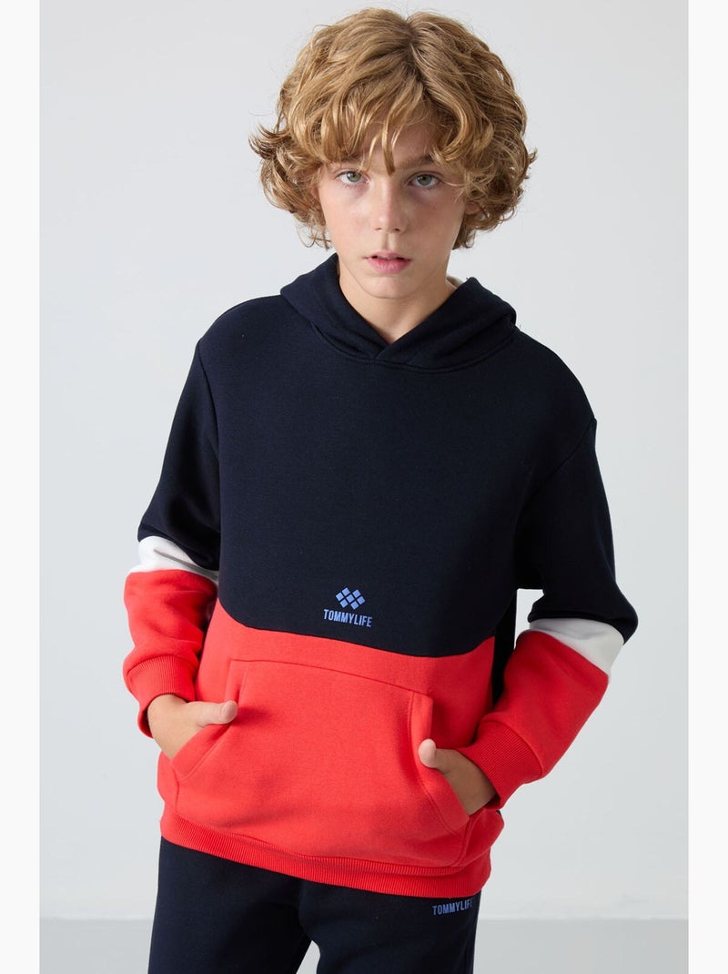 Ensemble actif enfant tommy Bleu Rouge Blanc - Kiabi