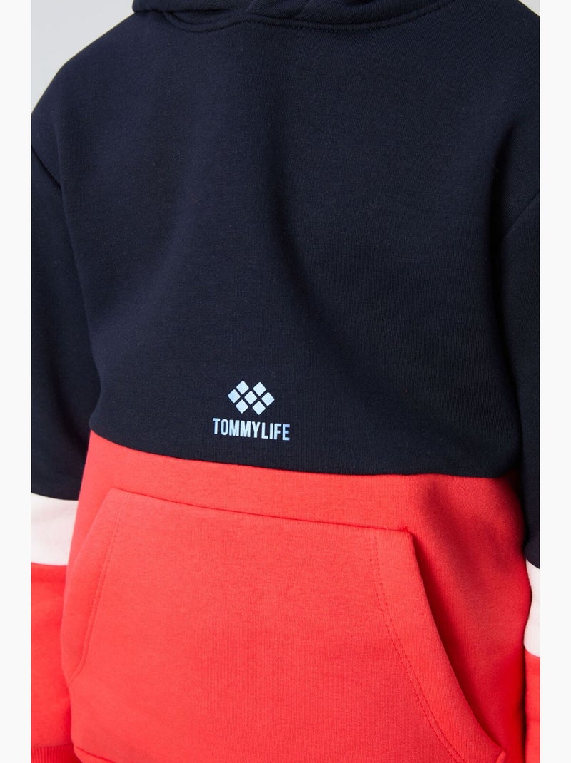 Ensemble actif enfant tommy Bleu Rouge Blanc - Kiabi