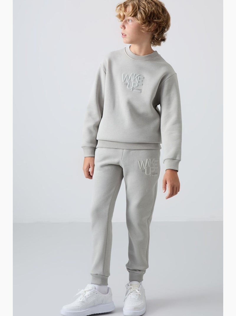 Ensemble actif enfant tommy Gris clair - Kiabi