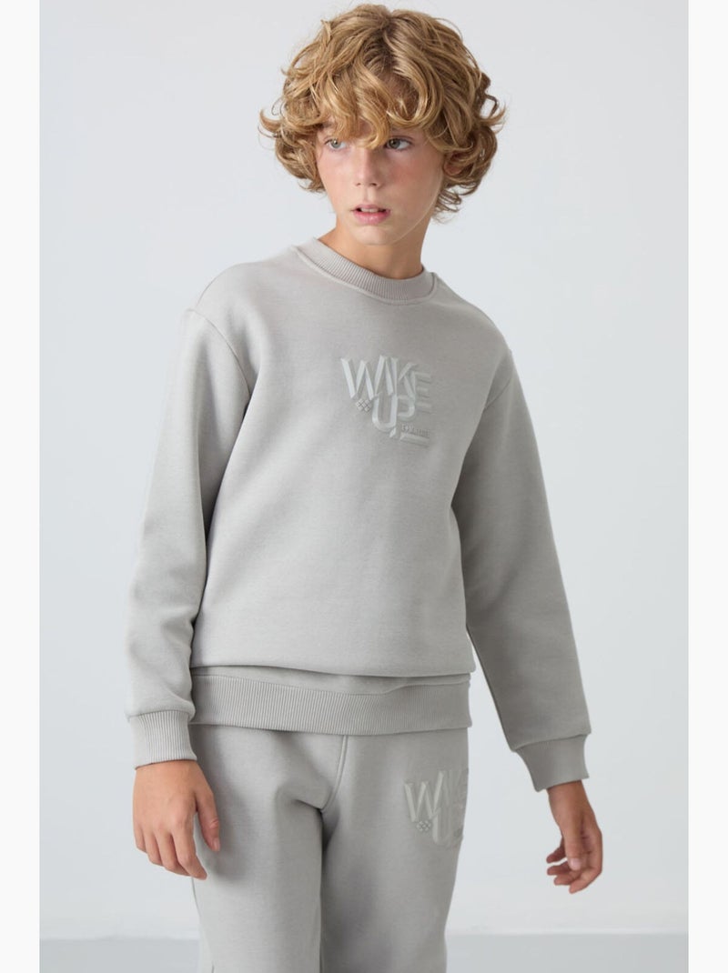 Ensemble actif enfant tommy Gris clair - Kiabi
