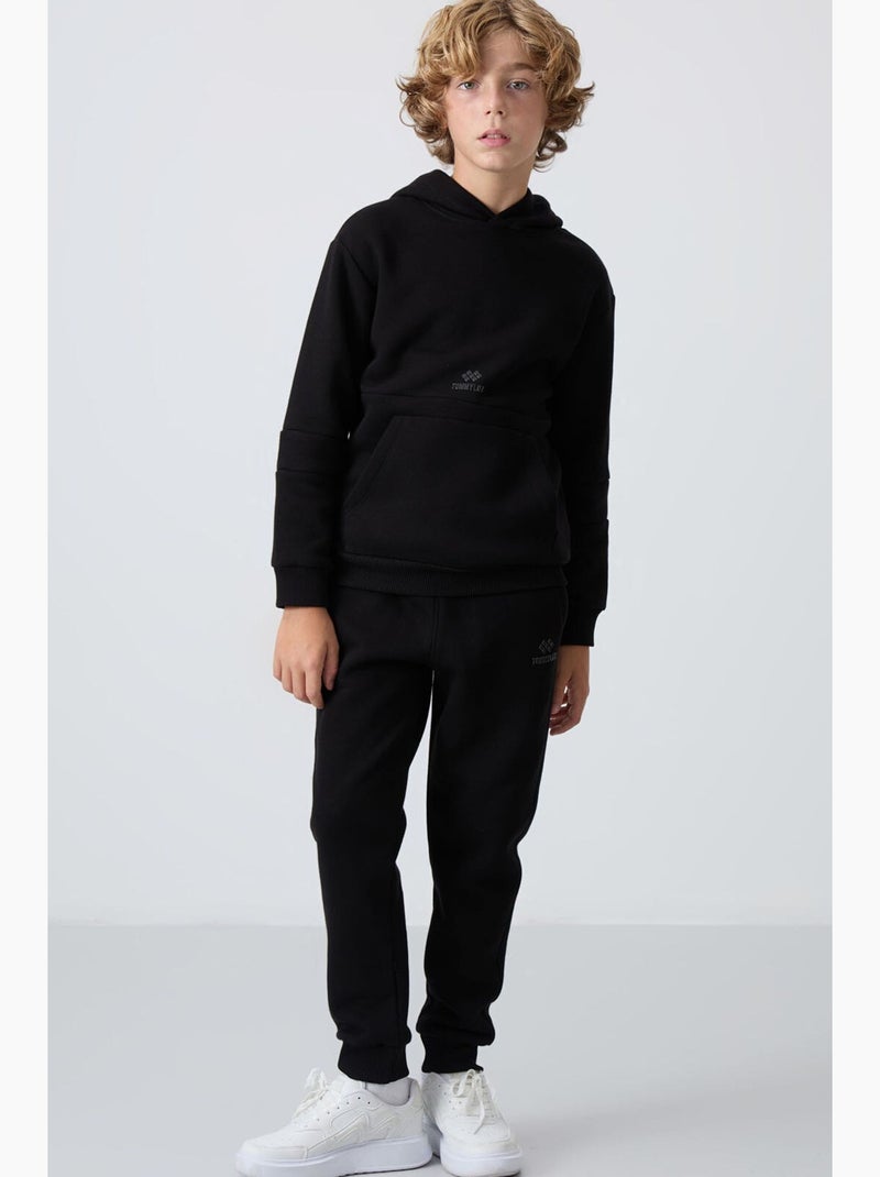 Ensemble actif enfant tommy Noir - Kiabi