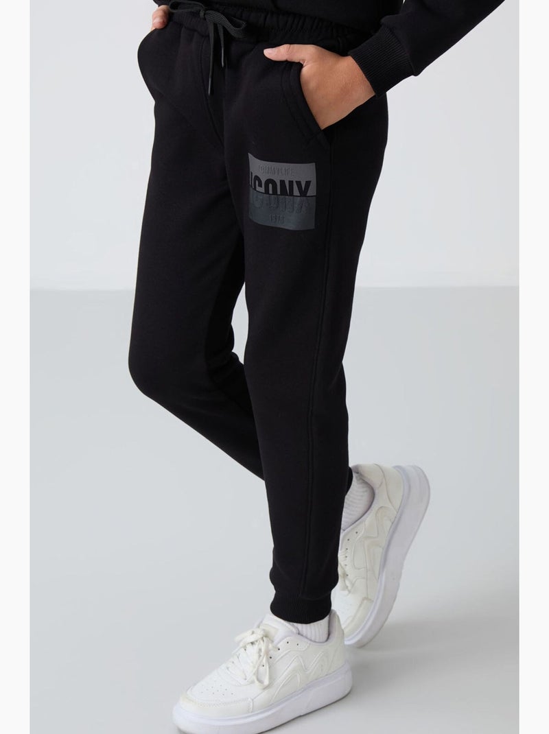 Ensemble actif enfant tommy Noir - Kiabi